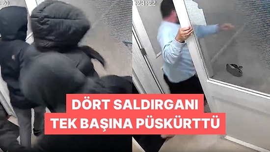 Londra'da Yaşayan Türk Evine Girmeye Çalışan Saldırganları Böyle Püskürttü