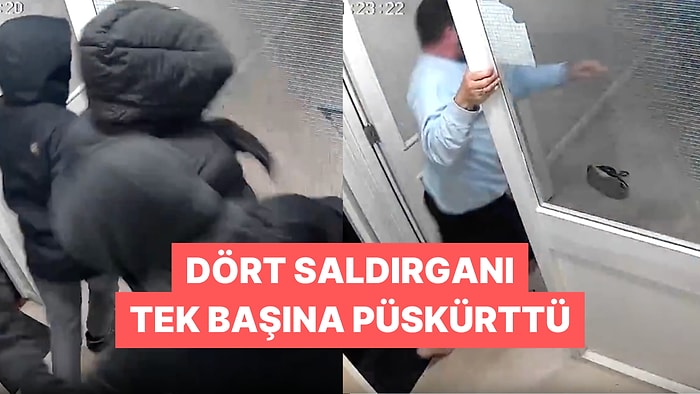 Londra'da Yaşayan Türk Evine Girmeye Çalışan Saldırganları Böyle Püskürttü