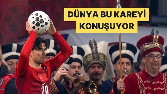 Ferdi Kadıoğlu'nun Mehter Takımı Önüne Taç Atması Dünya Çapında Viral Oldu