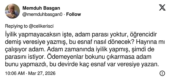 Bazıları da işletmeciyi haklı buldu.