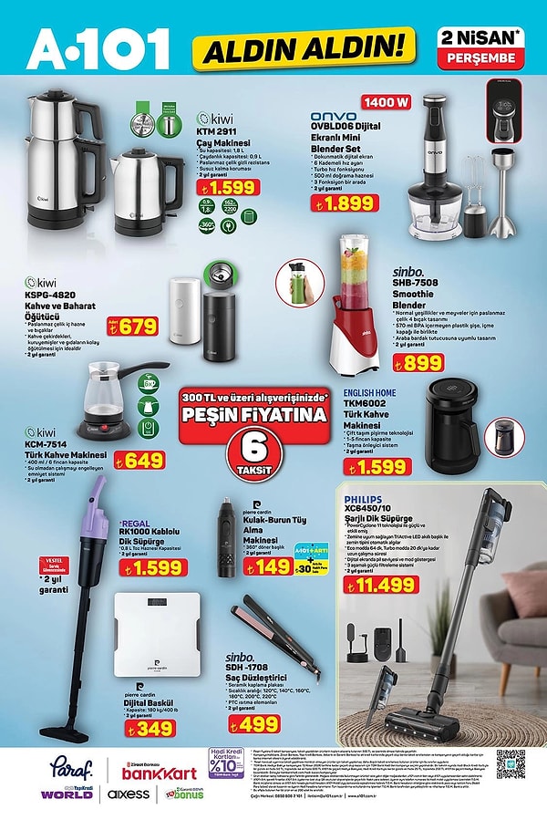 Philips Şarjlı Dik Süpürge 11.499 TL