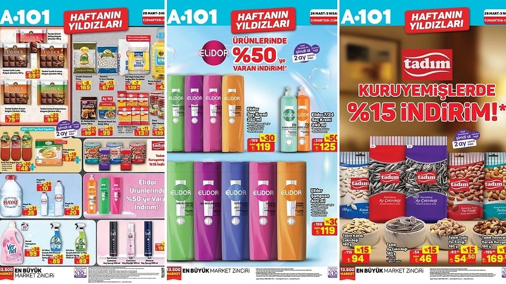 28 Mart - 3 Nisan 2026 A101 Haftanın Yıldızları Kataloğu