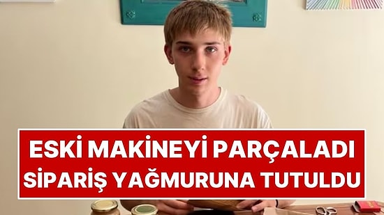 Eski Çamaşır Makinesini Parçaladı, Şimdi 18 Yaşında Siparişlere Yetişemiyor