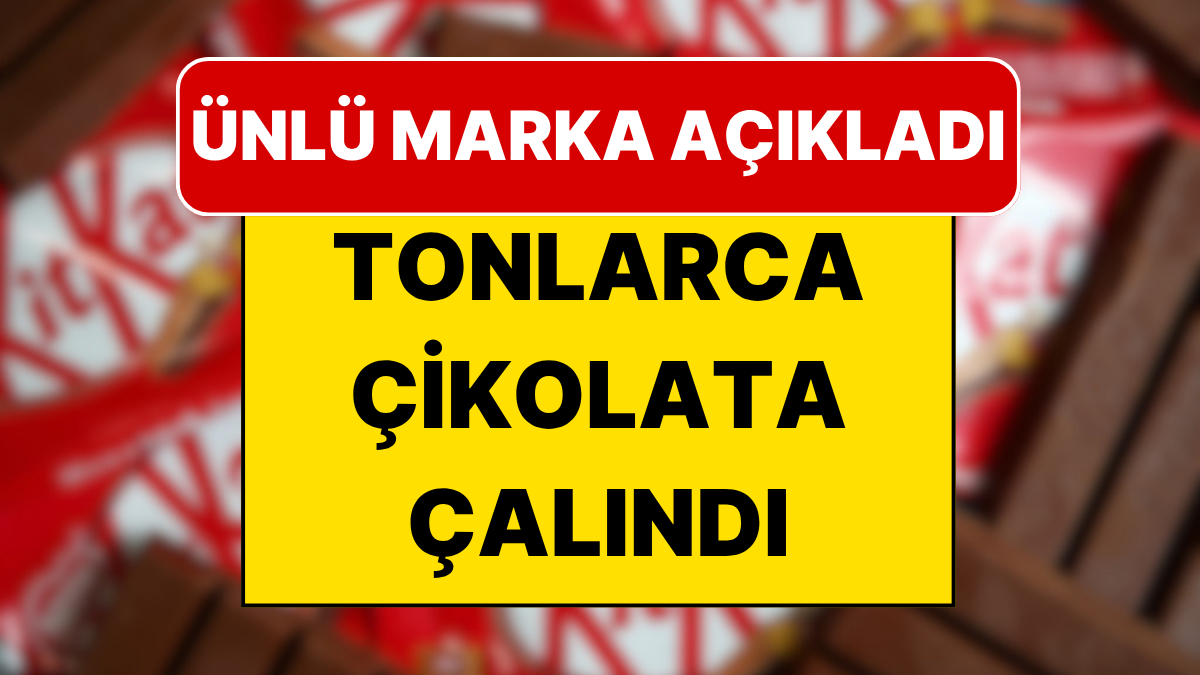 12 Ton Kitkat Çikolata Taşıyan Kamyon Çalındı