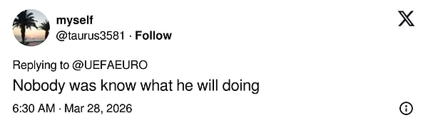 "Nobody knew what he was going to do."