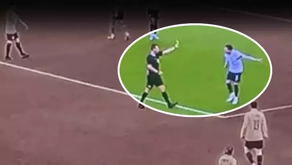 Hakemler kartı başkasına gösterdiklerini iddia etti.