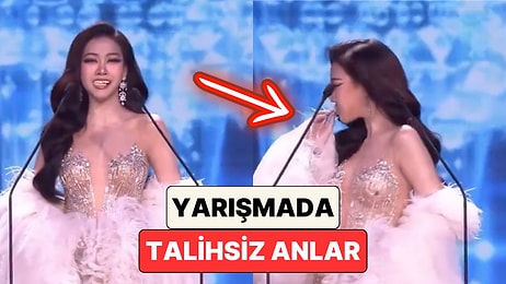 Tayland'da Güzellik Yarışmasında Kendini Tanıtan Yarışmacının Takma Dişleri Düştü
