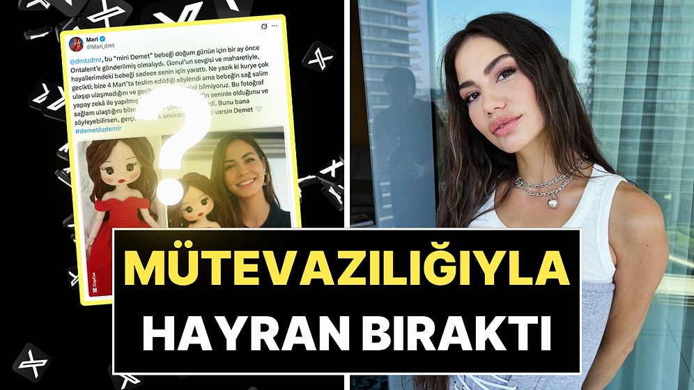 Hayranının Jestine Kayıtsız Kalmayan Demet Özdemir, Mütevazılığıyla Hayran Bıraktı