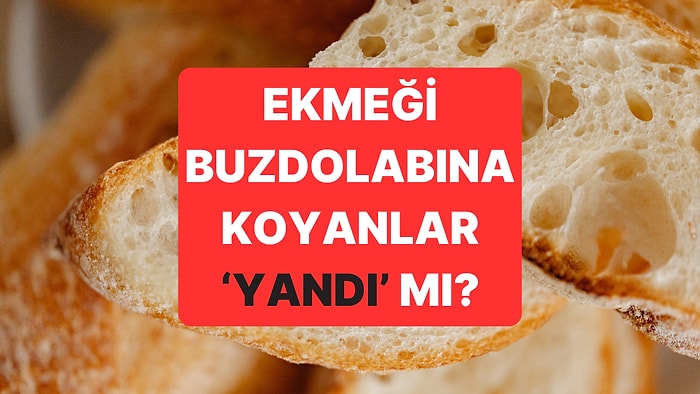 Ekmek Buzdolabına Konur mu?