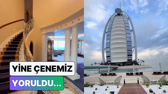 Bir İçerik Üreticisi Dünyanın Tek 7 Yıldızlı Oteli Olarak Ünlenen Burj Al Arab'ın İmkanlarını Paylaştı