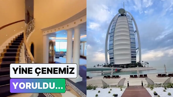 Bir İçerik Üreticisi Dünyanın Tek 7 Yıldızlı Oteli Olarak Ünlenen Burj Al Arab'ın İmkanlarını Paylaştı