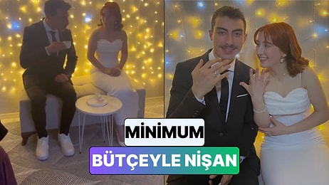 Çok Küçük Bir Bütçeyle Nişan Yapan Bir Çift Yeni Evlenecek Olanlara İlham Verdi