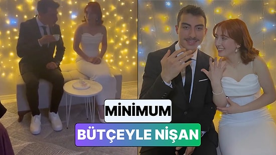 Çok Küçük Bir Bütçeyle Nişan Yapan Bir Çift Yeni Evlenecek Olanlara İlham Verdi