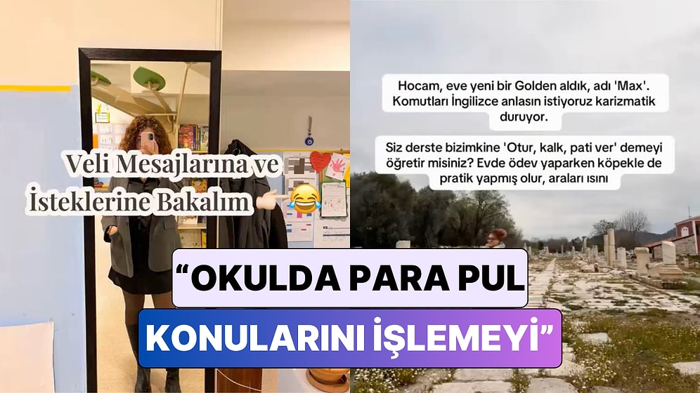 Bir İngilizce Öğretmeni Velilerden Gelen İlginç Talepleri Paylaştı