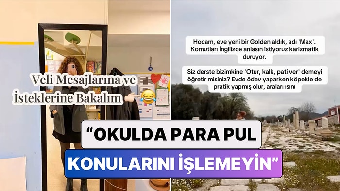 Bir İngilizce Öğretmeni Velilerden Gelen İlginç Talepleri Paylaştı