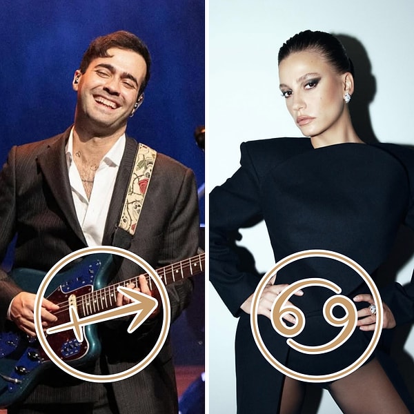 Yengeç Kadını Serenay Sarıkaya ve Yay Erkeği Mert Demir