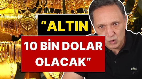 Ekonomist Selçuk Geçer Altın Fiyatının 10 Bin Dolar Olacağını Açıkladı