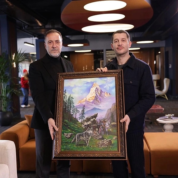 6. Devlet Bahçeli'nin tablosu Yeraltı ekibine ulaştı.