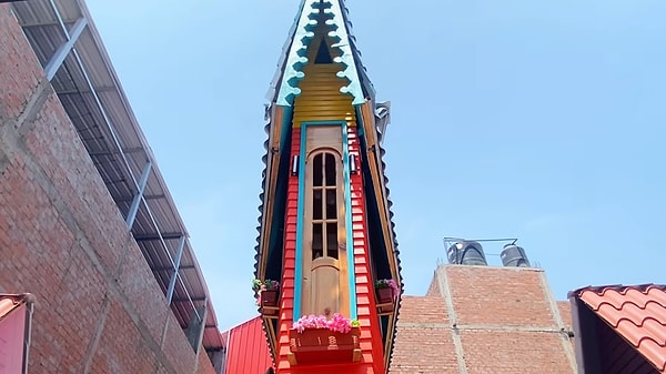 Sadece 63 santimetre genişliğinde ama içinde yok yok