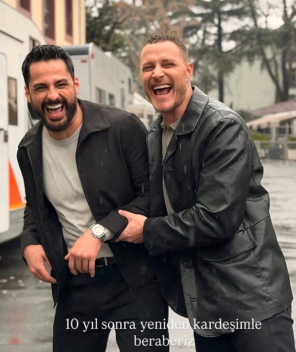 Ekin Mert Daymaz ve Burak Çelik Yeraltı dizisinde başlıca rollere hayat veriyor.