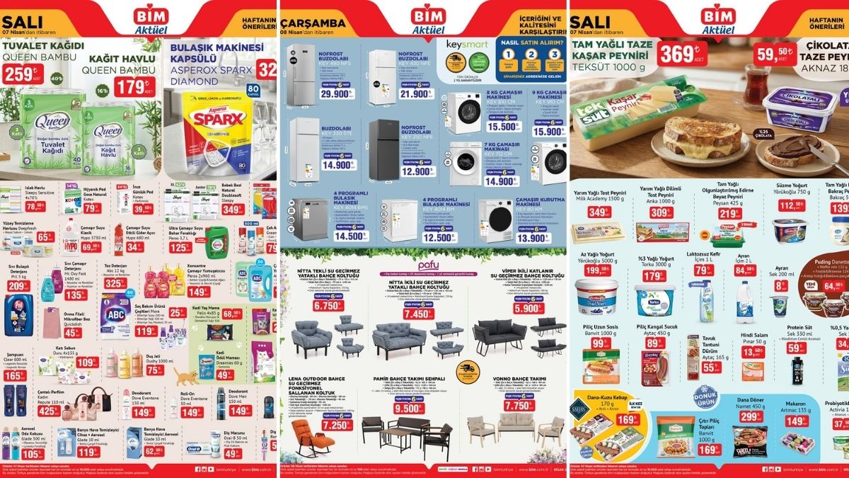 7 Nisan 2026 BİM Aktüel Haftanın Önerileri Kataloğu