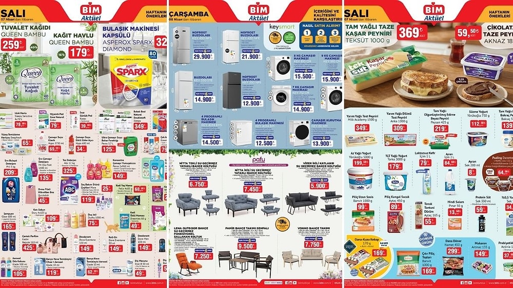 7 Nisan 2026 BİM Aktüel Haftanın Önerileri Kataloğu