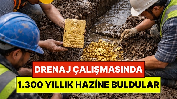 Drenaj Çalışması Sırasında 1.300 Yıllık Hazine Buldular