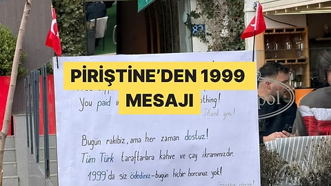 Maç Gününde Dostluk Manzaraları! Kosova'da Türk Taraftarlara Dostluk Mesajı