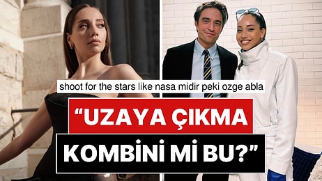 Robert Pattinson'la Poz Veren Özge Özacar'ın "Astronot Kostümü" Dillere Fena Düştü!