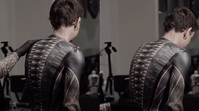 Fully Tattooed Man’s Muscles Spasm Uncontrollably in Shocking Viral Footage