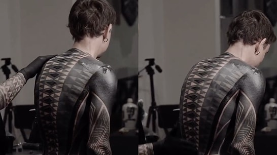 Fully Tattooed Man’s Muscles Spasm Uncontrollably in Shocking Viral Footage