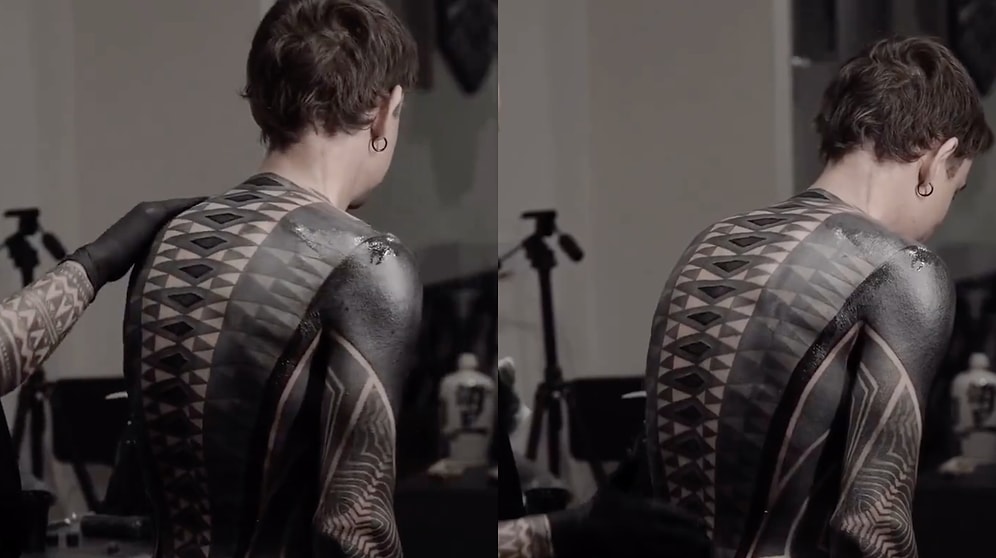 Fully Tattooed Man’s Muscles Spasm Uncontrollably in Shocking Viral Footage