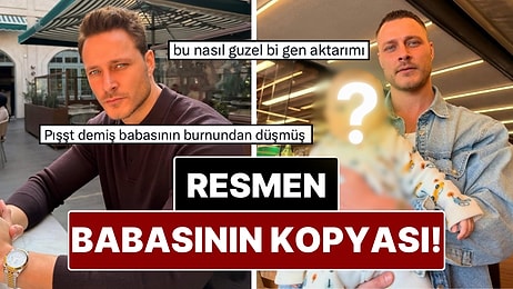 Babası Burak Çelik'e Adeta Kopyası Kadar Benzeyen Aslan’ın Tatlılığı Kalpleri Eritti!