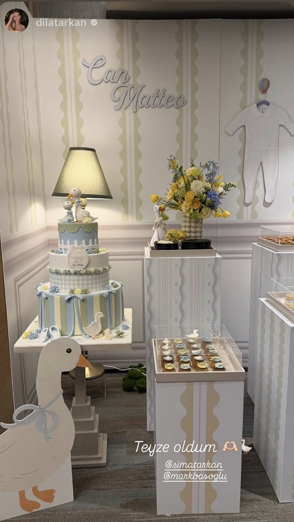 Çiftin bebeklerine verdiği isim de dikkat çekti.