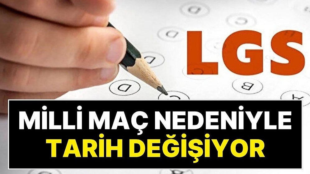 Milli Eğitim Bakanı Açıkladı: Dünya Kupası'nda Milli Maçla Aynı Güne Gelen LGS'nin Günü Değişiyor
