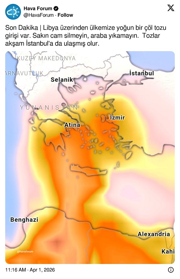 Hava Forum'un paylaşımı