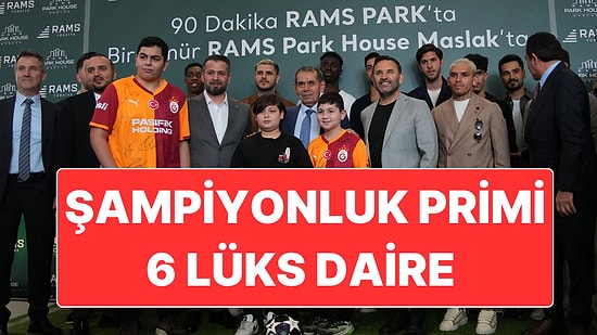 Galatasaray’da Şampiyonluk Primi Olarak Futbolculara Çekilişle 6 Daire Verilecek