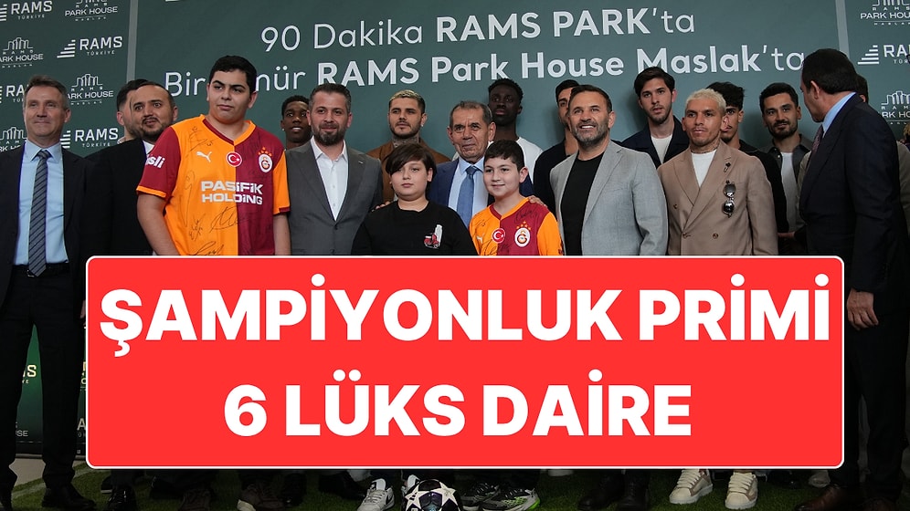 Galatasaray’da Şampiyonluk Primi Olarak Futbolculara Çekilişle 6 Daire Verilecek