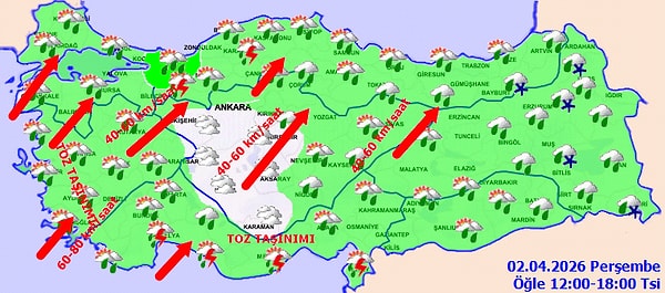 Ege ve İç Anadolu’da Fırtına Kapıda