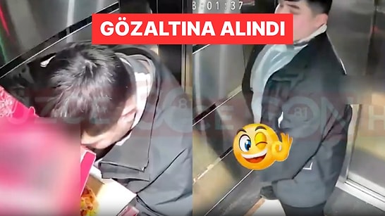 Düzce'de Bir Kurye Pizzanın Üstündeki Malzemeleri Yiyip Asansöre İşedi