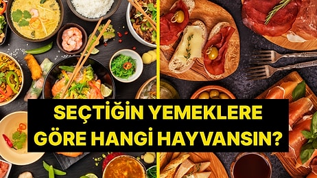 Yemek Tercihlerine Göre Hangi Hayvansın?