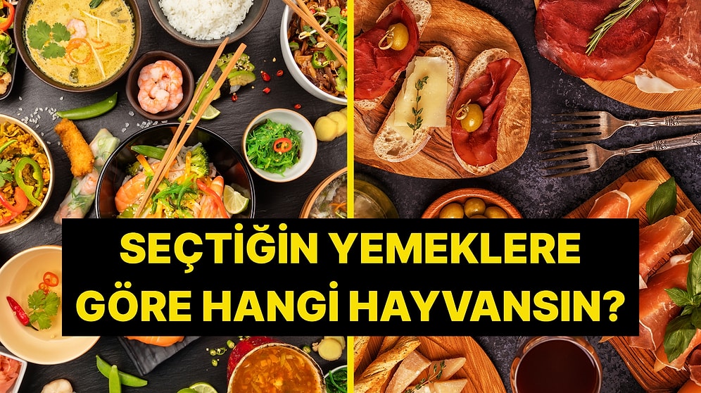 Yemek Tercihlerine Göre Hangi Hayvansın?