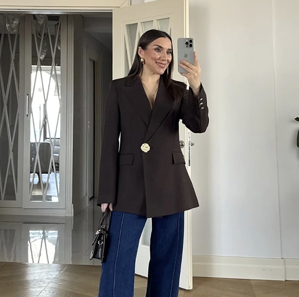 Klasik ve asil: Tuba Butik Blazer Ceket!