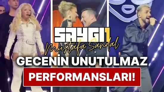 Saygı1 Gecesinde Mustafa Sandal Şarkıları Yeniden Doğdu: İşte Gecenin Unutulmaz Performansları!