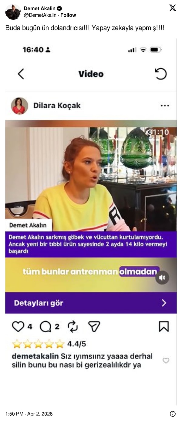 Bu kez de yine o meşhur çıkışlarından biriyle gündem oldu. Hem de bu sefer sonuna kadar haklıydı!