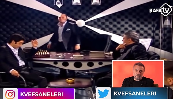Oktay Kaynarca’nın telefonu yanlış fırlatmasıyla avizenin kırılması beklenmedik bir sahne yaşanmasına neden olmuştu.
