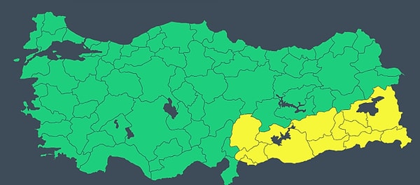 Meteoroloji, 13 kentimizi çöl tozuna karşı uyardı.