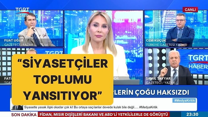 Gazeteci Şamil Tayyar: "Siyasetçiler Toplumu Yansıtıyor"