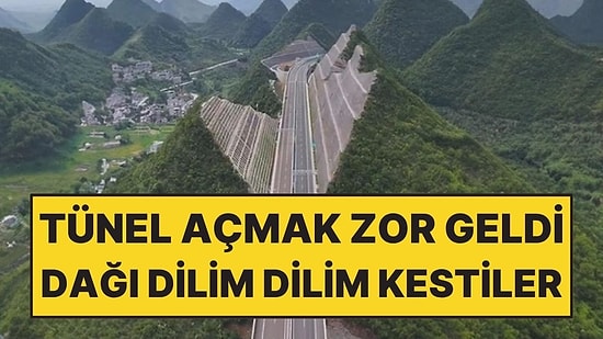Tünel Açmak Zor Gelince Dağı Dilim Dilim Kestiler! Akılalmaz Otoyol Projesi