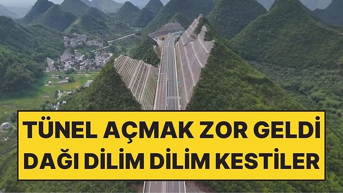 Tünel Açmak Zor Gelince Dağı Dilim Dilim Kestiler! Akılalmaz Otoyol Projesi